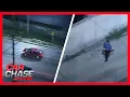 Dramatic end to LAPD chase Woman runs from stolen vehicle to avoid arrest RERUN FULL CHASE
