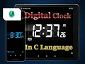 DIGITAL CLOCK In C LANGUAGE Digital Clock In C Graphics Digital Clock C Tutorial Programmersbhawa