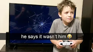 kids getting CAUGHT LYING