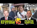 Lagu Recep Tayyip Erdoğan mı Özgür Özel mi Eminönünde Şaşırtan Dev Anket
