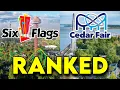Ranking EVERY Six Flags AND Cedar Fair Park Except Mexico