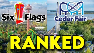 Ranking EVERY Six Flags AND Cedar Fair Park Except Mexico
