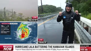 🔴 Hurricane Lala: Jim Cantore Tracks Raging Floodwaters on Hawaii’s Big Island