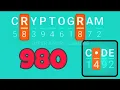 CRYPTOGRAM 980