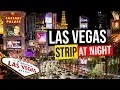 LAS VEGAS STRIP AT NIGHT Nevada USA