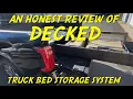 Decked truck bed storage drawer review