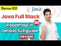 Java Full Stack Demo 02 Java Fullstack Roadmap in Details full guide Java Full Stack Tutorial