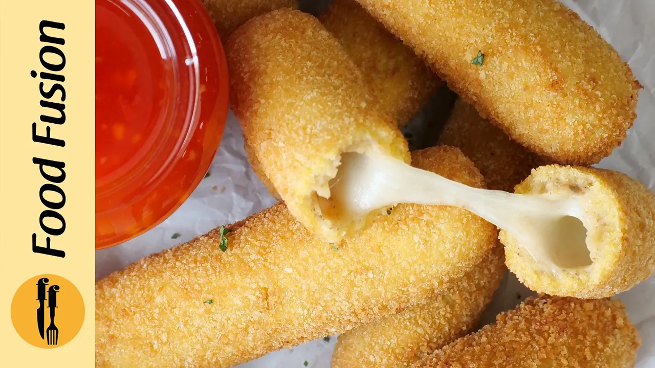 Potato Cheese Sticks Recipe By Food Fusion