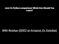 Java Vs Python comparision Which one should you learn first