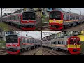 Lagu EDISI SPESIAL HUT RI KE-76! Kereta KRL Commuter Line Berbendera di Perlintasan Pasar Anyar Bogor!