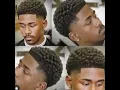 AFRO TAPER FADE CURL SPONGE WITH SIDE PART Beginner Friendly