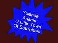 Yolanda Adams-Oh Little Town Of Bethlehem