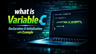 Variable in C in Hindi Declaration Initialization with Example