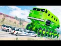 Download Lagu Giant Wheel Saw Monster Сrushes Сars #7 - Beamng drive