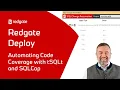 Code Coverage Using tSQLt and SQLCop