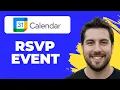 How To RSVP To An Event In Google Calendar Quick Guide