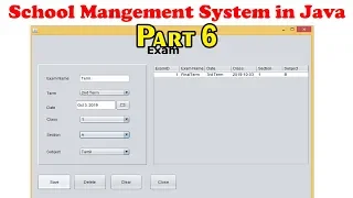 School Management System Step by Step in Java Part 6