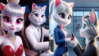 lovely cats' CEO love a cleaner'# CEO#ai #long #catlovers 😍😍😍