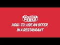 Use a Portillo s Perks Offer In a Portillo s Restaurant