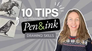 Download 10 tips to accelerate pen and ink drawing skills MP3