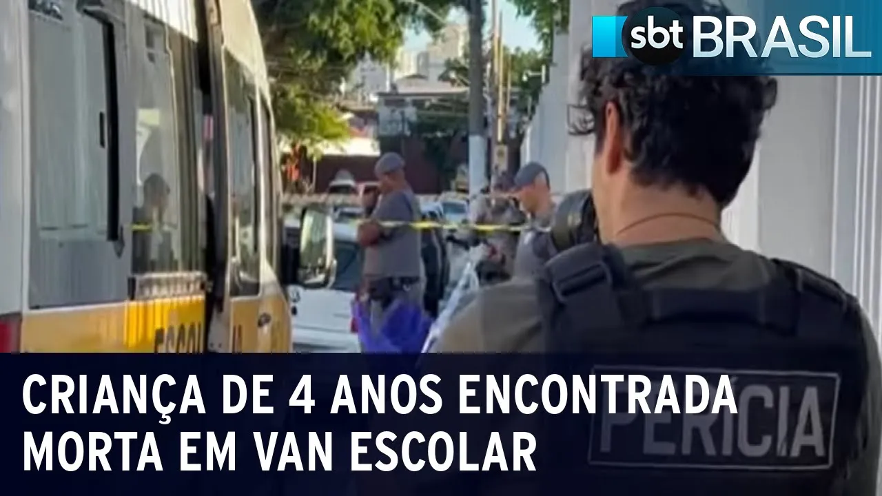 Criança morre em van escolar no bairro da Mooca em SP | SBT Brasil (18/12/23)