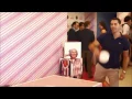 Jesse Metcalfe and Alexis Knapp playing ping pong