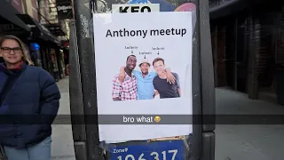 I gathered 200 people named Anthony