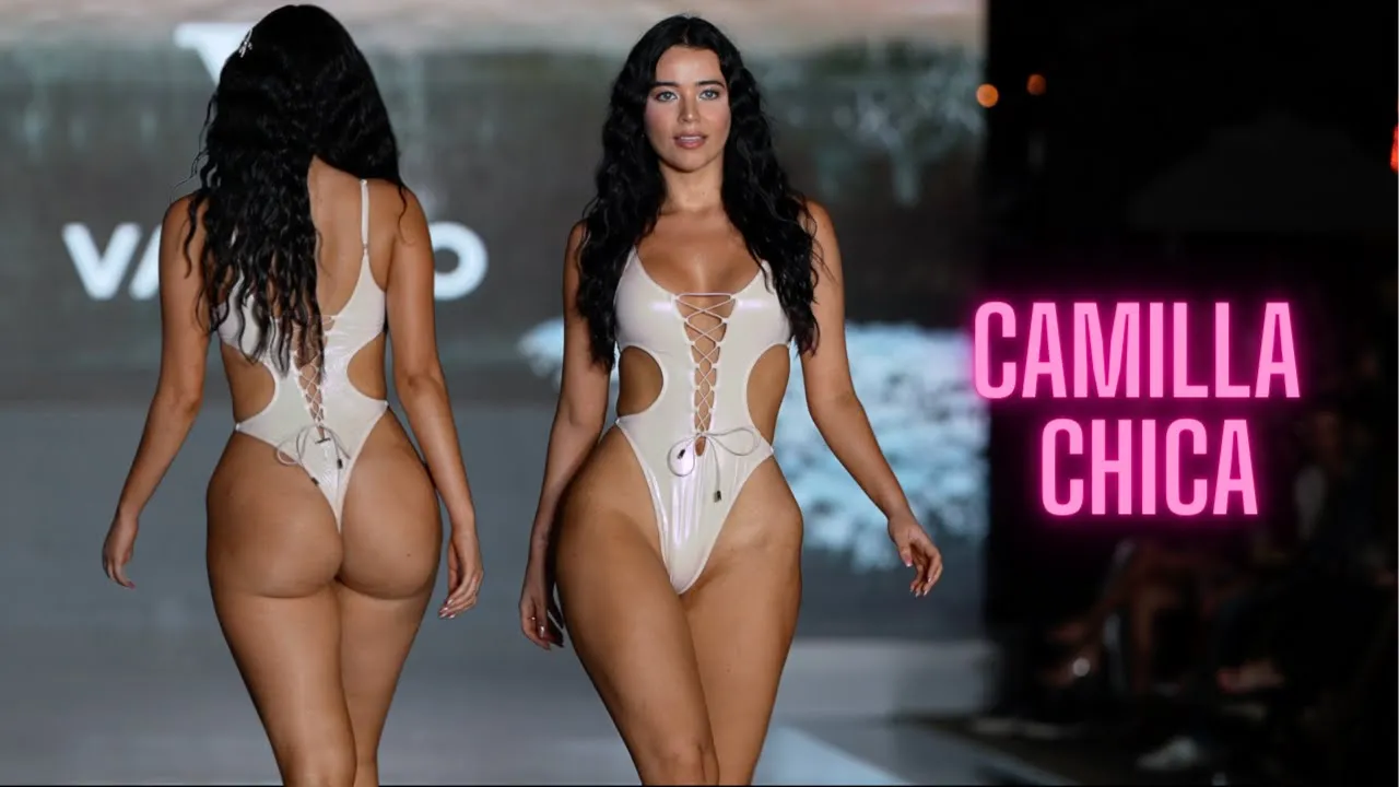 Camilla Chica in SLOW MOTION 4k | Miami Swim Week "The Shows" | Vasaro Swimwear