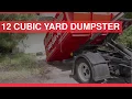How Big is a 12 Cubic Yard Dumpster from Junk King