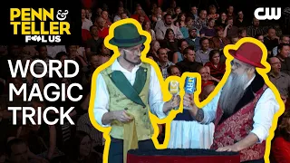 Magicians Perform Colorful Vocabulary Magic Trick | Penn & Teller: Fool Us | The CW