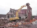 Crews Demolish Former Jamestown Woodworking Inc Building