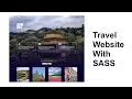 How To Use Sass for Beginners - Simple Travel Website with SASS CSS Superpowers Source Code