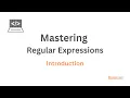 Regular Expressions - Introduction Part 1