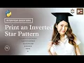 Python Interview Question Print an Inverted Star Pattern in Python Perfect eLearning