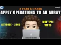 Apply Operations to an Array 2 Pass 1 Pass Leetcode 2460 codestorywithMIK