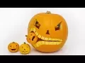 How to Carve a Pumpkin Eating a Pumpkin - Halloween