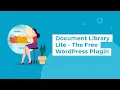 Document Library Lite - Free Wordpress Plugin
