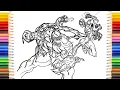 SPIDER-MAN Vs VENOM Coloring Pages Alien Black Spider Fight Spider-Man Coloring Pages