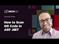 How to Scan QR Code in ASP NET IronQR