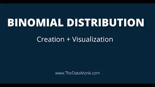 Binomial Distribution in Python Part 6 Python Numpy Complete Tutorial The Data Monk