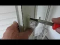 How to change a screen or storm door handle