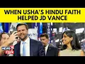 How Usha Chilukuri Vance s Hindu Faith Helped Atheist JD Vance Rediscover Christianity N18G