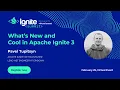 What s New and Cool in Apache Ignite 3