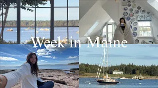coziest week in Maine βοΈππ² bar harbor + acadia national park