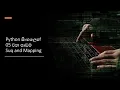 Python Tutorials 05 Sequence Data Types And Mapping Sinhala Black Tiger
