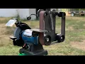 How to turn your HarborFreight bench grinder to a belt sander DIY