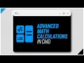 Advanced Math Calculations with CMD AC Function v 1 1 - By Michal
