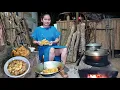 Download Lagu COOKING STEWED CORN FLOWER STRAWBERRY MIXED WITH MEATBALLS \u0026 BACEMAN TEMPE AND TOFU