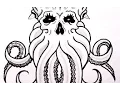 How To Draw CTHULHU - Tattoo Design