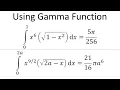 How to evaluate integrals using Gamma Function - Part 2 Randomized